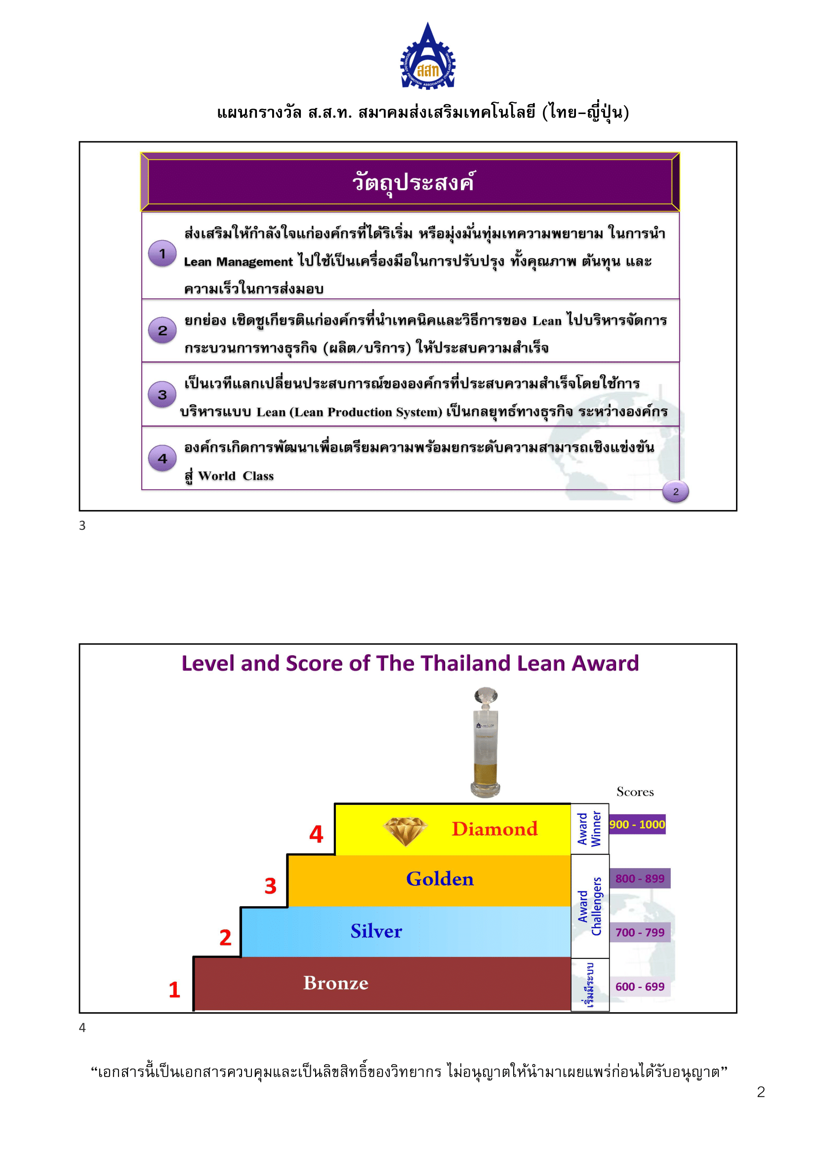 หลักเกณฑ์การพิจารณา Lean
